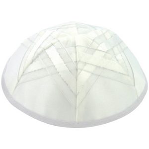 כיפה סטן 19 סמ מגן דוד כסף סרט ישר