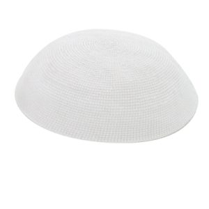 כיפה ד.מ.צ. 13 סמ לבנה