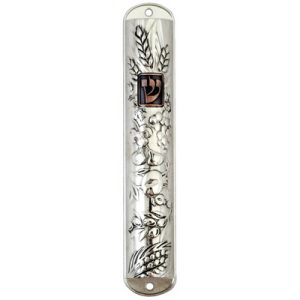 מזוזה מתכת 12 ס"מ ניקל 7 מינים