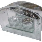 פמוט זכוכית הדלקת נרות 1812 סמ