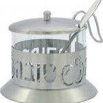 כלי לדבש נירוסטה - חיתוך