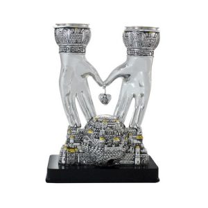 פמוטי פולירייזין מוכסף ידי ברכת כהנים עם כדור י