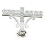 חנוכיה קריסטל מהודרת 21 ס"מ