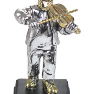 חסיד מוכסף 8 ס"מ עם כינור