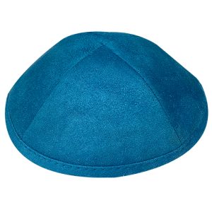 כיפה אולטרא סוויד כחול 17 ס"מ עם מקום לסיכה