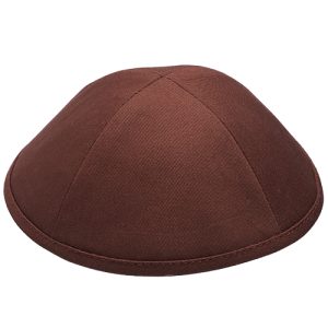 כיפה בד בורדו גודל 4 19 ס"מ