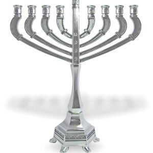 חנוכיה דגם ענפים טיפות לנרות 19.5 ס"מ