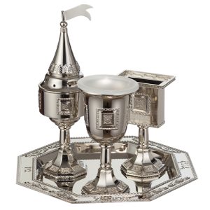 סט הבדלה "מגן דוד" 3 חלקים