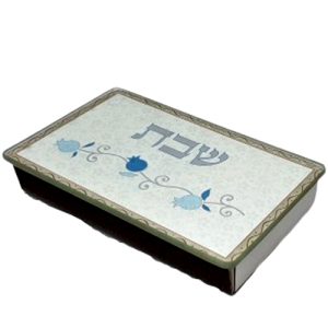 10731-קופסת גפרורים לשבת זכוכית מעוצבת רימון