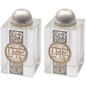 מלחיה קריסטל עם פלקטה חיתוך לייזר "ירושלים" 8x4 ס"