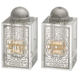 מלחיה קריסטל עם פלקטה חיתוך לייזר "עיטור" 8x4 ס"מ