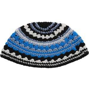 כיפה פריק 23 ס"מ גוונים טורקיז ירקרק לבן שחור