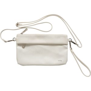 תיק סידור לאישה - לבן עם כיתוב זהב 23X15