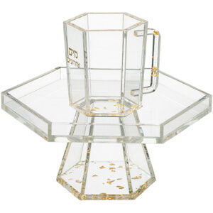 מים אחרונים מאקריליק פתיתים זהב