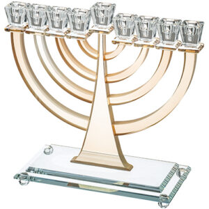 חנוכייה קריסטל מהודרת