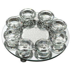 פמוט זכוכית 8 קנים