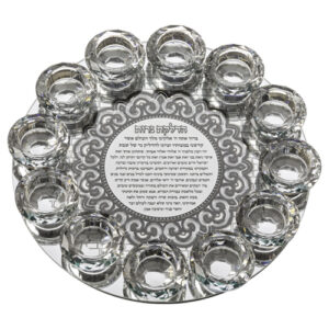 פמוט זכוכית 12 קנים