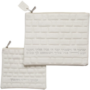 סט טלית תפילין מהודר דמוי עור 36X29 ס"מ