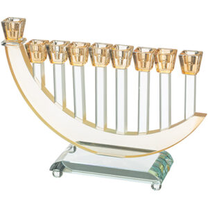 חנוכייה קריסטל מהודרת