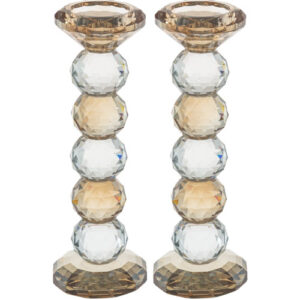 זוג פמוטי קריסטל מהודרים