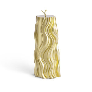 נר הבדלה צבע זהב ומהודר 16 ס"מ