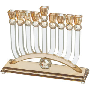 חנוכייה קריסטל מהודרת