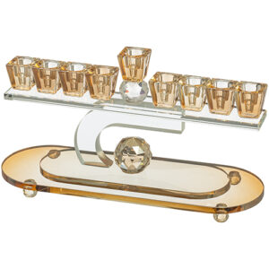 חנוכייה קריסטל מהודרת