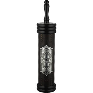 מגילה עץ מהגוני ספרדי עם פלקטה גודל 30