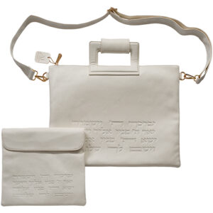 תיק טלית תפילין פיו יברכך 40X32 ס"מלבן