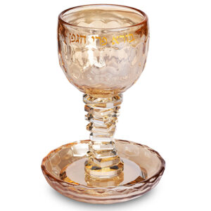 גביע קידוש קריסטל מהודר 16 ס"מ