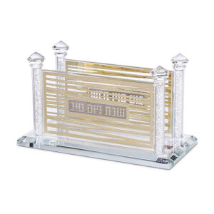 מפיון קריסטל מהודר עם פלקטה