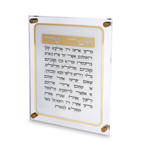 אשר יצר אשכנזי אקריליק 29X35 ס"מ