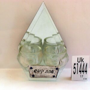 מגש הבדלה אקריליק מרובע 25 ס"מ