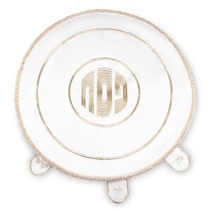 כיסוי פסח סטן עם רקמה זהב 45 ס"מ