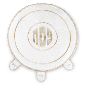 כיסוי פסח ברוקרט עם רקמה זהב 45 ס"מ