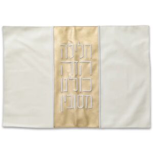 כרית הסבה מהודרת דמוי עור עם רקמה 50X72 ס"מ אריזת פיויסי