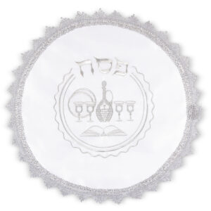 כיסוי פסח סטן עם רקמה 47 ס"מ אריזת צלופן