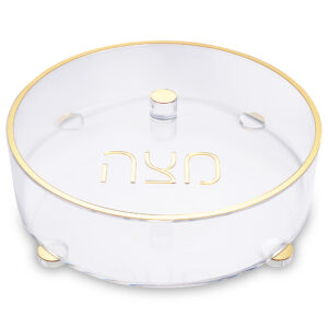 קופסא למצה עגולה מאקריליק 40 ס"מ