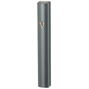 מזוזה אלומניום 15 ס"מ ש מתכת "אפור"