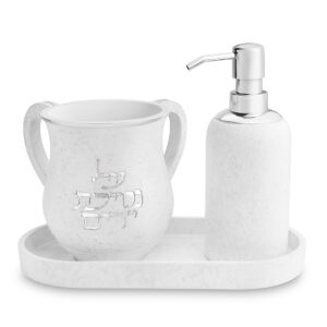 סט סבונייה עם נטלה פולימר מהודר כולל מגש