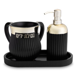 סט סבונייה עם נטלה פולימר מהודר כולל מגש