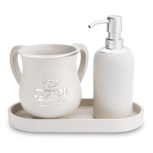 סט סבונייה עם נטלה פולימר מהודר כולל מגש