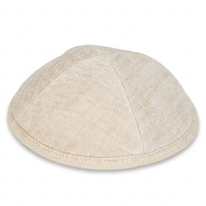 כיפה בד מהודרת 19 ס"מ - אופוויט