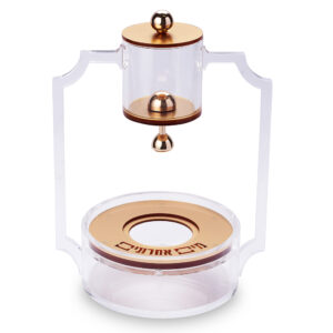 כלי מים אחרונים אקריליק זהב 23 ס"מ