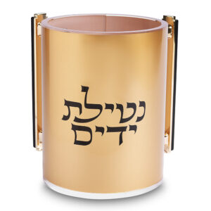 נטלה אקריליק מהודרת שקופה עם אותיות בולטות 13 ס"מ