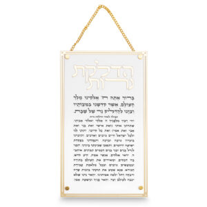 הדלקת נרות מלבן אקריליק מסגרת זהב