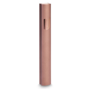 בית מזוזה אלומיניום 15 ס"מ בגוון חום, ללא חורים