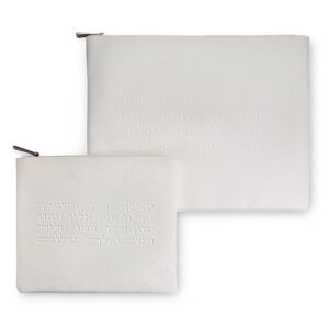 סט טלית תפילין דמוי עור יברכך 36X29 ס"מ