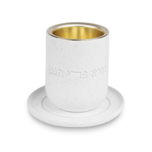 גביע קידוש מהודר מפולימר עם תחתית 8 ס"מ