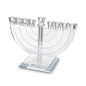 פריץ תת0609 חנוכייה קריסטל מהודרת 22x30 ס"מ